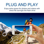 RQW-10D فلاش درايف 2 في 1 USB 2.0 و 8 بن بسعة 64 جيجابايت، RQW-10D