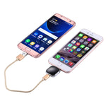 RQW-18S فلاش ديسك متعدد الوظائف 8 بن بسعة 32 جيجابايت مع كابل USB / ميكرو USB إلى ميكرو USB، RQW-18S أسود