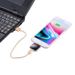 RQW-18S فلاش درايف متعدد الوظائف 8 بن بسعة 128 جيجابايت مع كابل USB / Micro USB إلى Micro USB، RQW-18S أسود