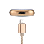 RQW-18S فلاش درايف متعدد الوظائف 8 بن بسعة 128 جيجابايت مع كابل USB / Micro USB إلى Micro USB، RQW-18S ذهبي