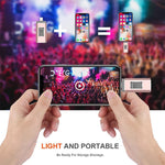 محرك فلاش USB 2.0 و8 Pin وMicro USB 3 في 1 بسعة 16GB، easyflash RQW-01B أسود، ذهبي، روز جولد، فضي