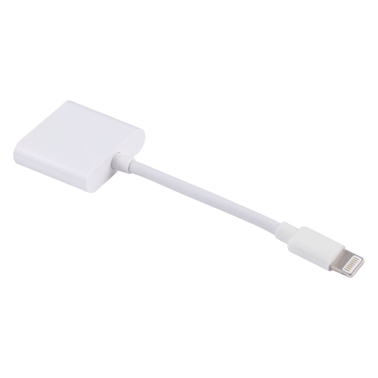 محول شحن واستماع 8 Pin أنثى + 3.5 مم صوت أنثى إلى 8 Pin ذكر