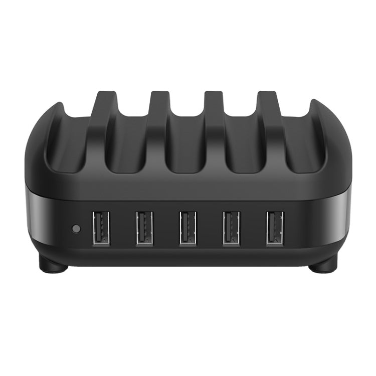 محطة شحن ذكية ORICO DUK-5P بقوة 40W مع 5 منافذ USB وحامل للهاتف والتابلت، قابس الاتحاد الأوروبي