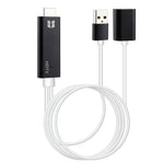 كابل محول فيديو USB 3.0 أنثى إلى HDMI بدقة HD 1080P لتلفاز HDTV
