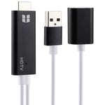 كابل محول فيديو USB 3.0 أنثى إلى HDMI بدقة HD 1080P لتلفاز HDTV