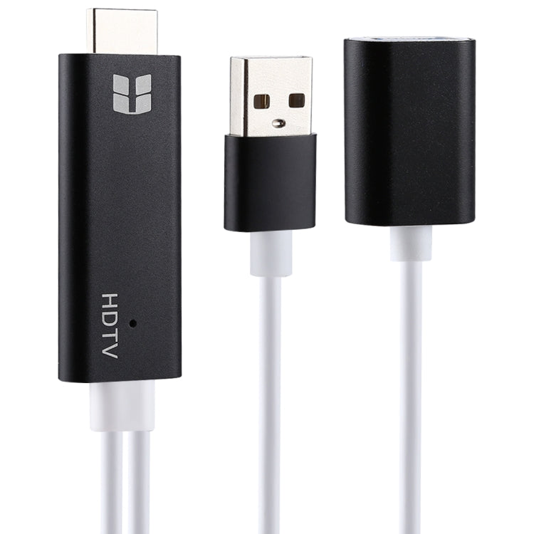 كابل محول فيديو USB 3.0 أنثى إلى HDMI بدقة HD 1080P لتلفاز HDTV