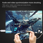 كابل محول فيديو USB 3.0 أنثى إلى HDMI بدقة HD 1080P لتلفاز HDTV