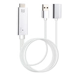 كابل محول فيديو USB 3.0 أنثى إلى HDMI بدقة HD 1080P لتلفاز HDTV
