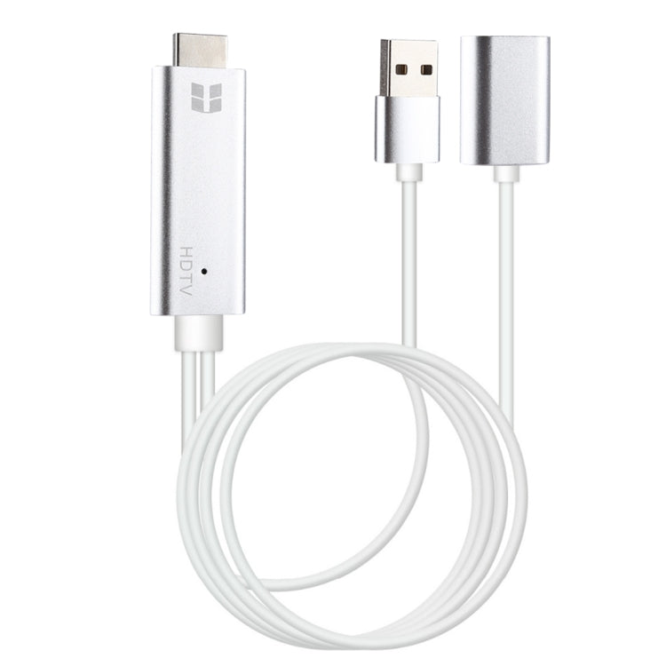 كابل محول فيديو USB 3.0 أنثى إلى HDMI بدقة HD 1080P لتلفاز HDTV
