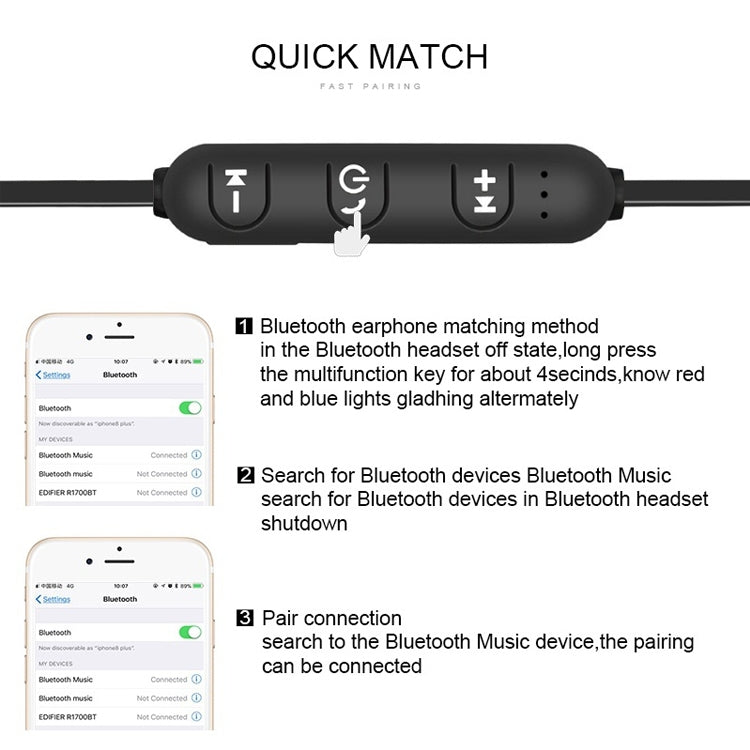 سماعات أذن لاسلكية داخل الأذن مغناطيسية XT11 بتقنية البلوتوث V4.2، XT11 (ذهبي)، XT11 (أزرق)، XT11 (معتّم)، XT11 (فضي)