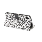 For iPhone XR Leopard Pattern Horizontal Flip Leather Case with Holder & Card Slots, For XR