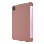 For iPad Pro 11 (2020) PC + PU Leather Tablet Case with Three-folding Holder, For iPad Pro 11 (2020)