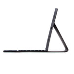 غطاء لوحي X-11BC من الجلد بنسيج عادي مع لوحة مفاتيح Bluetooth قابلة للفصل لجهاز iPad Pro مقاس 11 بوصة 2020 / 2018، مع لوحة لمس وفتحة قلم