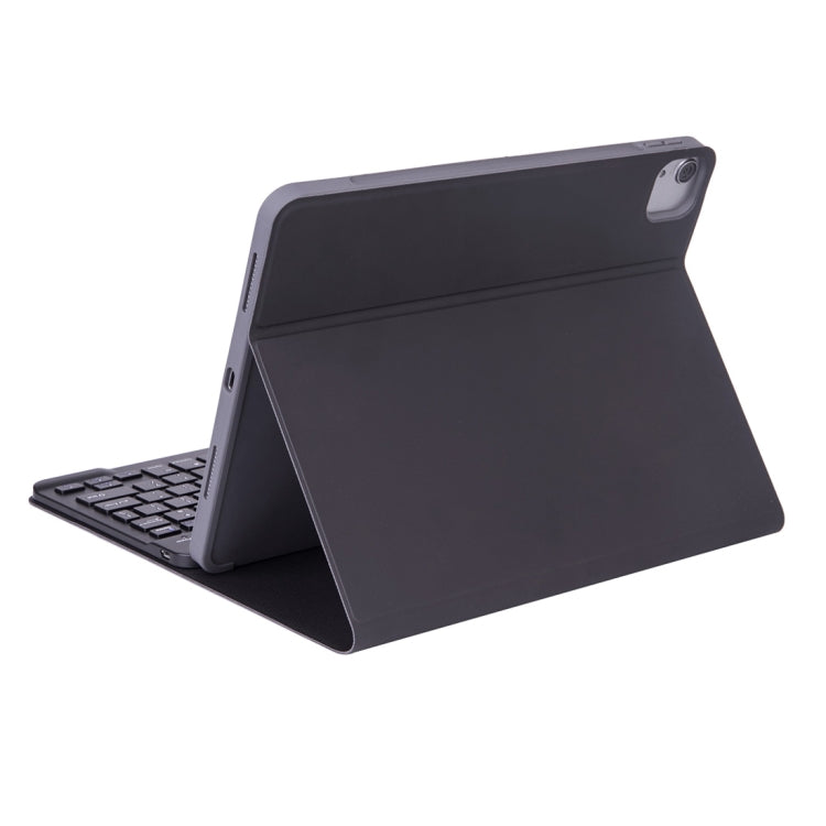 حافظة تابلت مع لوحة مفاتيح بلوتوث قابلة للفصل بنسيج سادة X-11B لجهاز iPad Pro 11 بوصة 2020 / 2018، مع فتحة قلم، لوحة مفاتيح سوداء