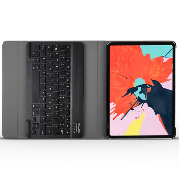 حافظة تابلت جلدية مع لوحة مفاتيح بلوتوث ABS فائقة النحافة 3.0 قابلة للفصل مع حامل لجهاز iPad Pro 11 2022 / 2021 / Air 5 / Air 4، لأجهزة iPad Pro 11 2022 / 2021 / Air 5 / Air 4