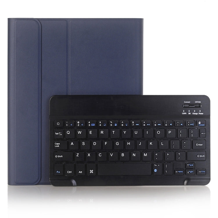 غطاء لوحي من الجلد مع لوحة مفاتيح Bluetooth قابلة للفصل فائقة النحافة لجهاز iPad مقاس 10.2 بوصة 2019 مع حامل وفتحة قلم، A102B أسود، A102B ذهبي، A102B أزرق، A102B ذهبي وردي