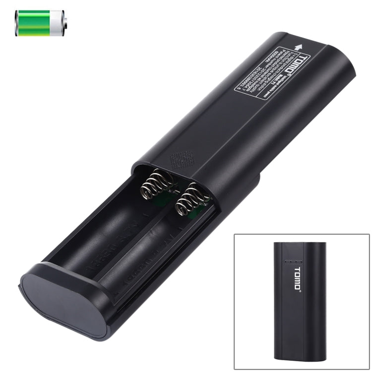 شاحن بطارية ذكي USB من TOMO P2 مع ضوء مؤشر لبطارية 18650 ليثيوم أيون، TOMO P2