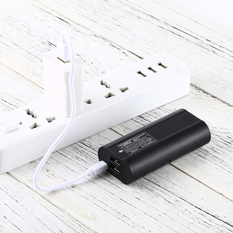 شاحن بطارية ذكي USB من TOMO P2 مع ضوء مؤشر لبطارية 18650 ليثيوم أيون، TOMO P2