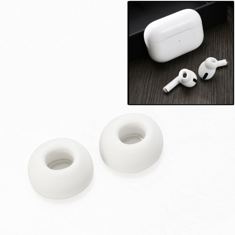 زوج سماعات أذن لاسلكية مع سدادات أذن سيليكون قابلة للاستبدال لـ AirPods Pro