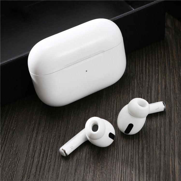 زوج سماعات أذن لاسلكية مع سدادات أذن سيليكون قابلة للاستبدال لـ AirPods Pro
