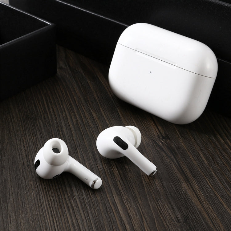 زوج سماعات أذن لاسلكية مع سدادات أذن سيليكون قابلة للاستبدال لـ AirPods Pro