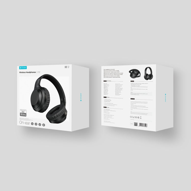 سماعة رأس لاسلكية ROCK Space O2 HiFi بتقنية البلوتوث 5.0 مع ميكروفون، تدعم بطاقة TF، Space O2