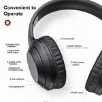 سماعة رأس لاسلكية ROCK Space O2 HiFi بتقنية البلوتوث 5.0 مع ميكروفون، تدعم بطاقة TF، Space O2