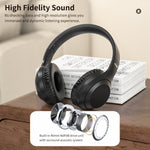 سماعة رأس لاسلكية ROCK Space O2 HiFi بتقنية البلوتوث 5.0 مع ميكروفون، تدعم بطاقة TF، Space O2