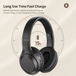 سماعة رأس لاسلكية ROCK Space O2 HiFi بتقنية البلوتوث 5.0 مع ميكروفون، تدعم بطاقة TF، Space O2