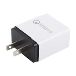 شاحن سريع للسفر AR-QC-03 بثلاثة منافذ USB بتيار 2.1 أمبير، قابس أمريكي، AR-QC-03 US، قابس AR-QC-03 US أزرق