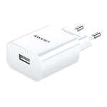 شاحن سفر USB فردي USAMS US-CC075 T18 2.1A، قابس الاتحاد الأوروبي، قابس الاتحاد الأوروبي