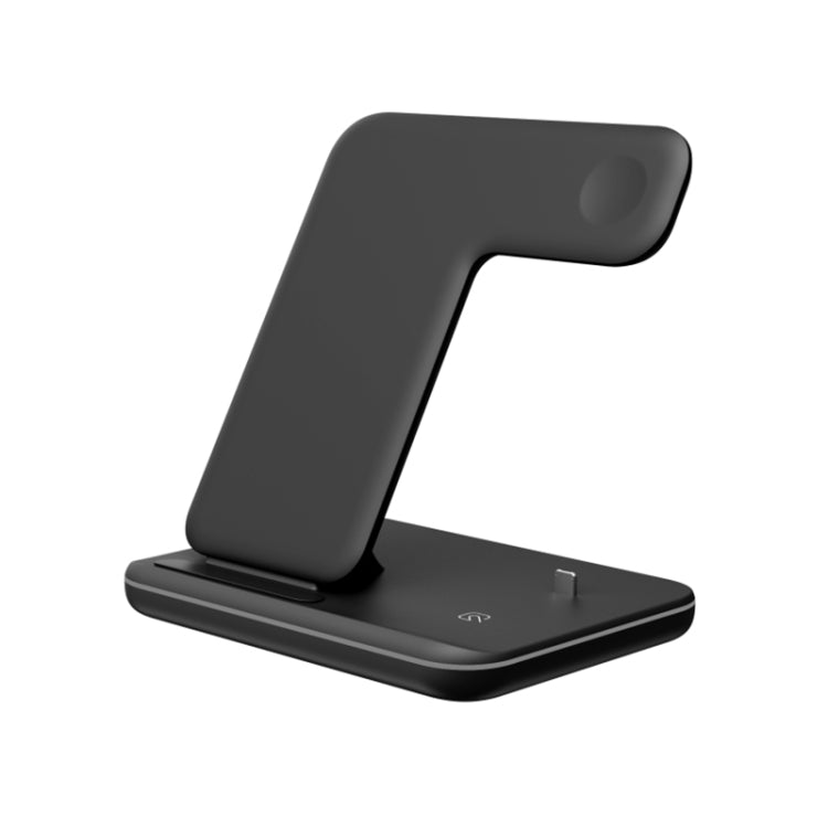 Z5 شاحن لاسلكي مغناطيسي عمودي Qi للهواتف المحمولة وساعات آبل وسماعات AirPods / Xiaomi Redmi AirDots، مع حلقة ضوء تعمل باللمس، Z5