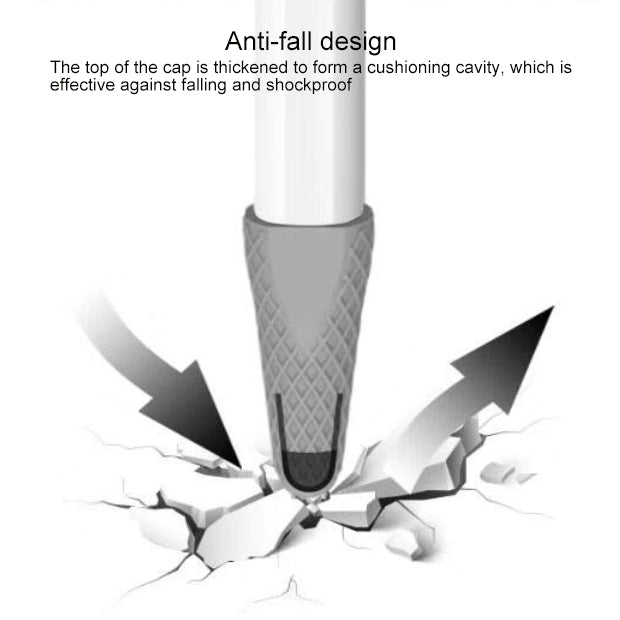 غطاء حماية من السيليكا جل مقاوم للصدمات لقلم Apple Pencil 2