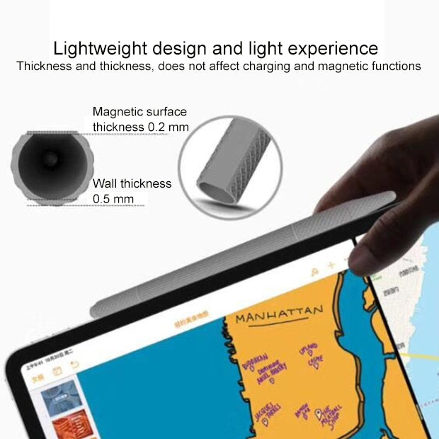 غطاء حماية من السيليكا جل مقاوم للصدمات لقلم Apple Pencil 2