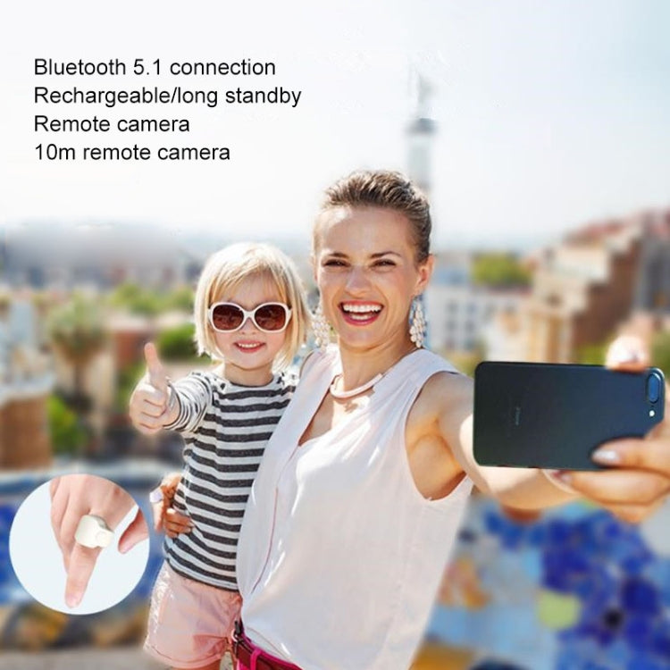 حلقة تحكم عن بعد لكاميرا الهاتف بتقنية Bluetooth 5.1 EPSK-010 للتحكم في السيلفي