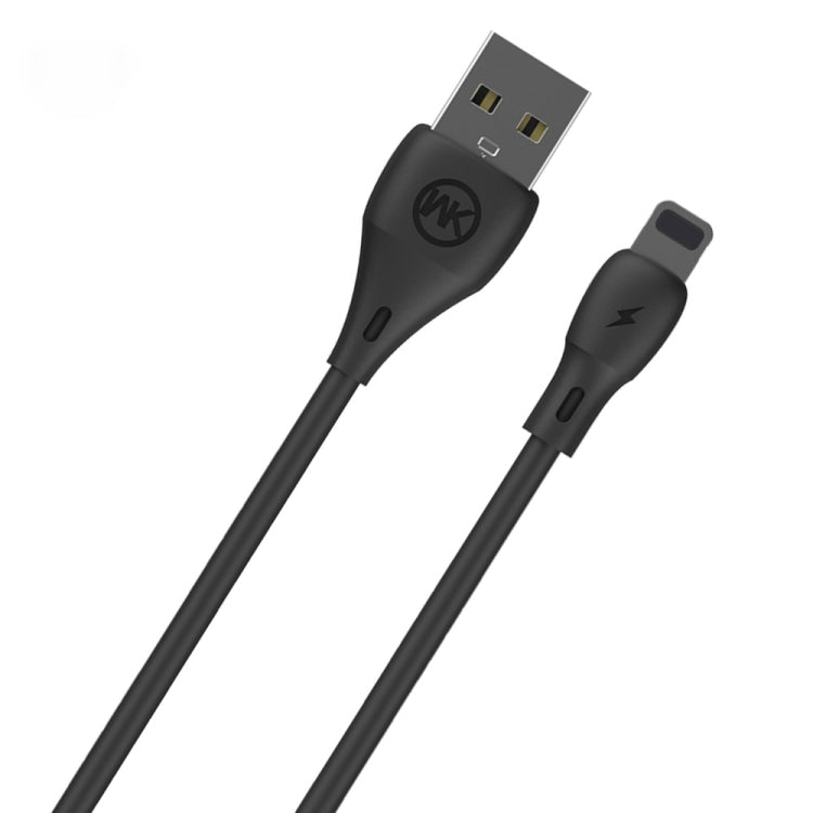 WK WDC-072 كابل شحن ومزامنة بيانات USB إلى 8 بن بطول 1 متر، خرج 2.1A، سرعة كاملة، 8 بن