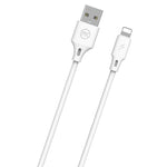 WK WDC-092 كابل شحن ومزامنة بيانات USB إلى 8 دبابيس من سلسلة برو بسرعة كاملة 2.4A بحد أقصى، الطول: 3م 8 دبابيس
