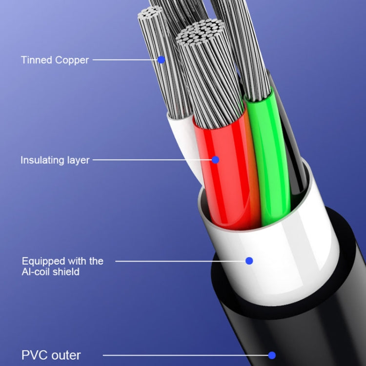WK WDC-092 كابل شحن ومزامنة بيانات USB إلى 8 دبابيس من سلسلة برو بسرعة كاملة 2.4A بحد أقصى، الطول: 3م 8 دبابيس