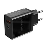 شاحن سفر سريع awei C-980 18W PD USB-C / Type-C + QC 3.0 بمنفذ USB، قابس الاتحاد الأوروبي