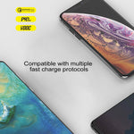 شاحن سفر سريع awei C-980 18W PD USB-C / Type-C + QC 3.0 بمنفذ USB، قابس الاتحاد الأوروبي