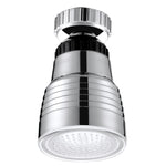 SDF-B10 ضوء صنبور LED بمستشعر درجة حرارة ABS LED RGB مع توهج مائي للدش، الحجم: 58 × 38 مم، الواجهة: 22 مم (فضي)، SDF-B10