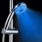 SDS-A21 15 LEDs ABS Temperature Sensor RGB LED Shower Head, Size: 22 x 8 x 4.5cm, Interface:  20mm, SDS-A21