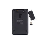 لوحة مفاتيح رقمية لاسلكية 2 في 1 MC-56AG 2.4G USB مع آلة حاسبة وشاشة LCD