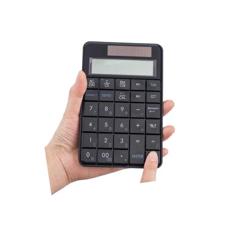لوحة مفاتيح رقمية لاسلكية 2 في 1 MC-56AG 2.4G USB مع آلة حاسبة وشاشة LCD