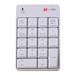 لوحة مفاتيح رقمية لاسلكية 2 في 1 MC Saite SK-51AG 2.4G USB مع آلة حاسبة صغيرة للابتوب والكمبيوتر المكتبي، SK-51AG