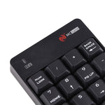 لوحة مفاتيح رقمية لاسلكية 2 في 1 MC Saite SK-51AG 2.4G USB مع آلة حاسبة صغيرة للابتوب والكمبيوتر المكتبي، SK-51AG