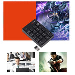 لوحة مفاتيح رقمية لاسلكية 2 في 1 MC Saite SK-51AG 2.4G USB مع آلة حاسبة صغيرة للابتوب والكمبيوتر المكتبي، SK-51AG