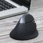 فأرة عمودية ميني لاسلكية DELUX M618 2.4G بدقة 2400 DPI USB قابلة للشحن، M618 رمادي