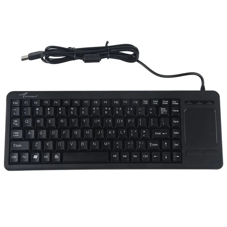 لوحة مفاتيح DS-8800 USB مقاومة لرش الماء مع نقش ليزري وزر واحد مدمج، الطول: 1.5م، DS-8800 USB