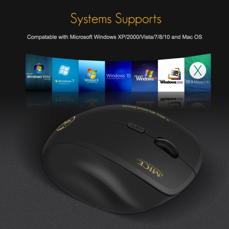 فأرة لاسلكية iMICE G6 2.4G مكتبية بـ 6 أزرار وألعاب